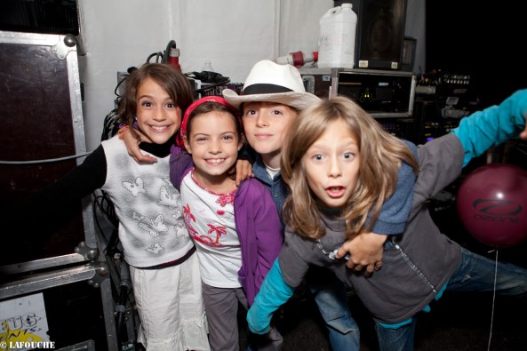 La sortie des artistes