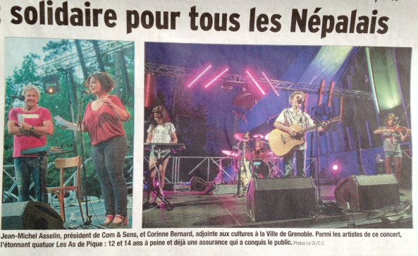 Dauphiné libéré du 08/06/2015