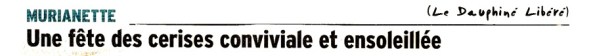 140609 AdP dauphiné libere Murianette R1