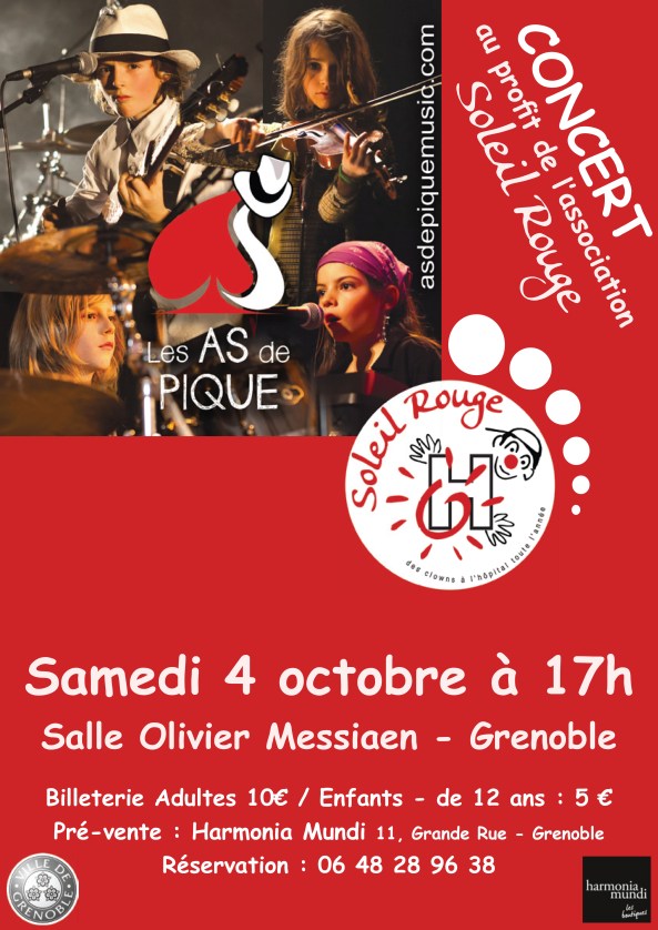 Affiche Soleil Rouge Salle Olivier Messiaen Oct 2014
