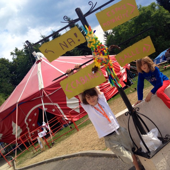 Le magnifique chapiteau de la compagnie Alter Nez